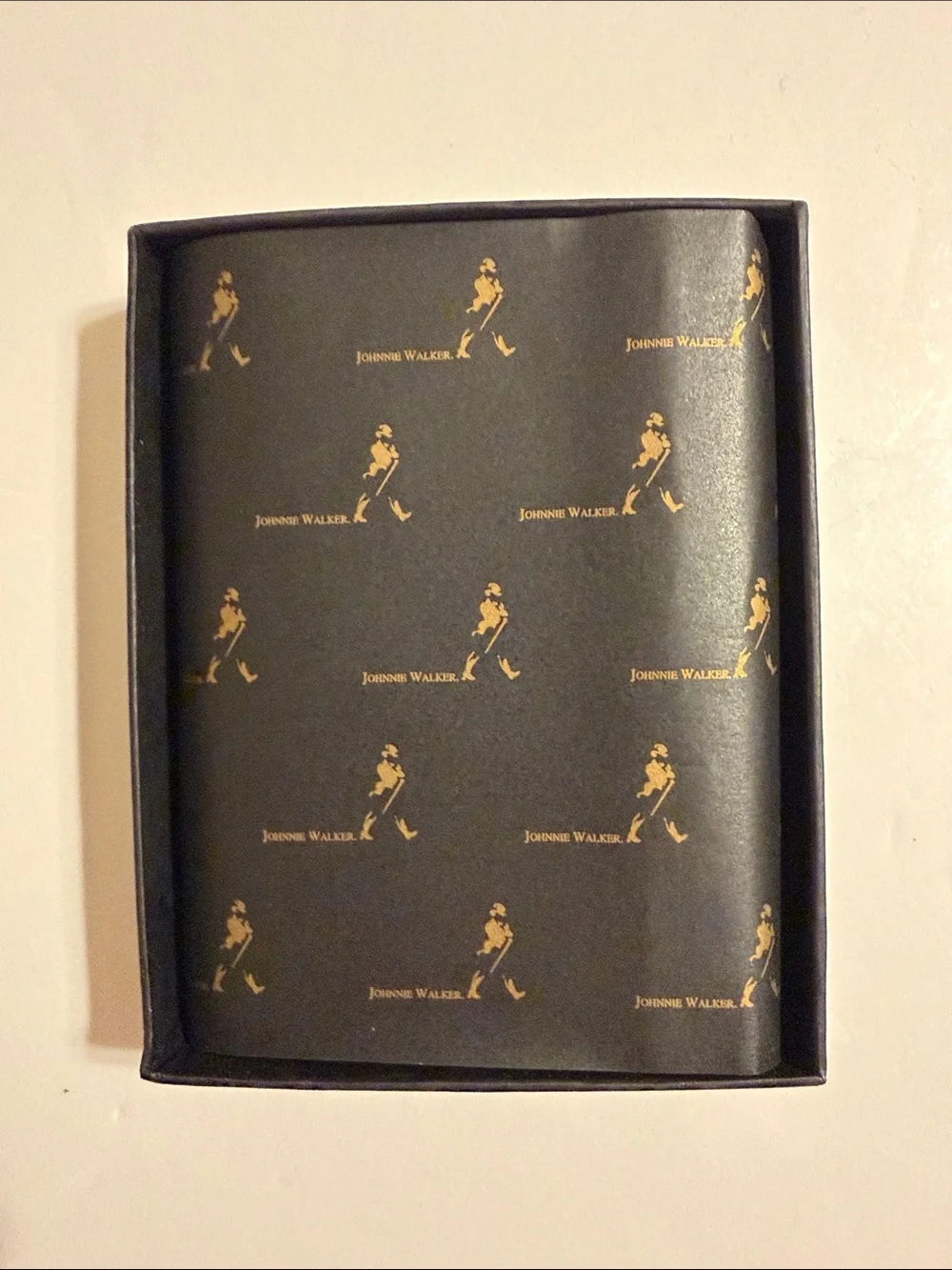 Johnnie Walker Classic Black Leather Card Holder Wallet in the Box